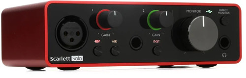 Focusrite scarlett solo - solo, 3rd
