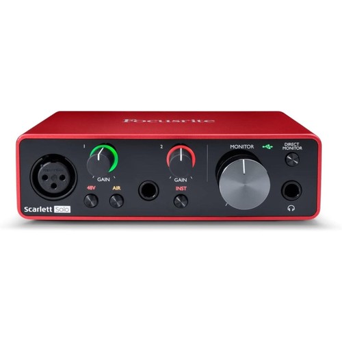 Focusrite scarlett solo 3rd - solo,