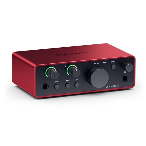 Focusrite scarlett solo - focusrite, [4th