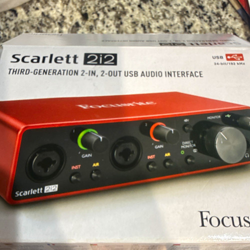 Focusrite scarlett 2i2 3rd gen - focusrite,
