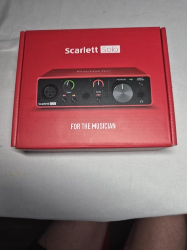 Focusrite scarlett solo 3rd - scarlett,