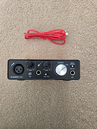 Focusrite scarlett solo 2nd - scarlett,
