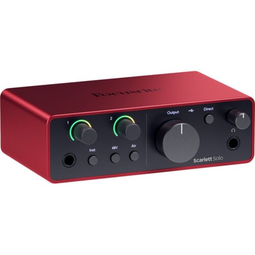 Focusrite scarlett solo usb - focusrite, usb-c