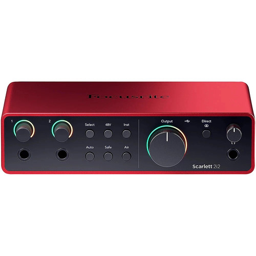 Focusrite scarlett 2i2 - scarlett, 4th