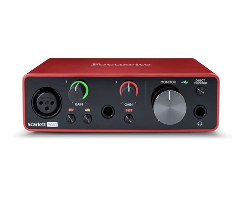 Focusrite scarlett solo 3rd - focusrite,