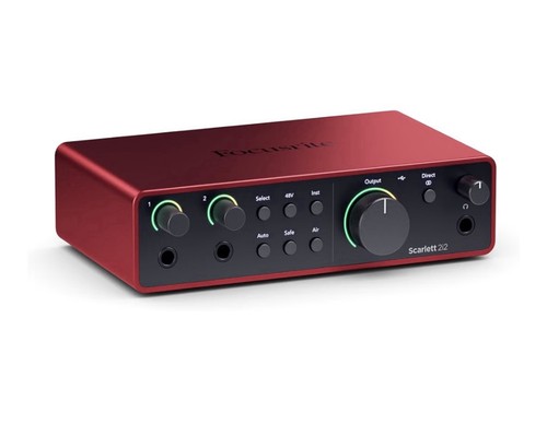 Focusrite scarlett 2i2 4th - scarlett,